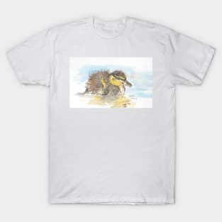 Mallard duckling watercolour T-Shirt